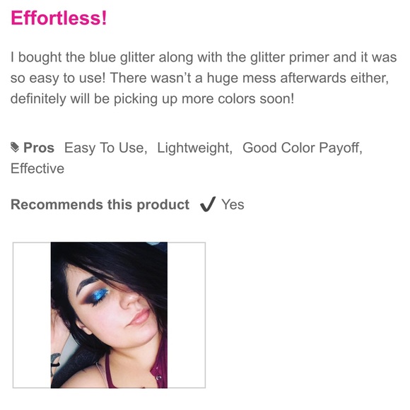 COPY - NYX Glitter Brillants Blue GLI 01 for Body and Eyes - Picture 2 of 8